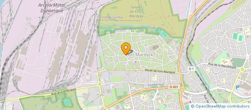 localisation de l'entreprise MADAME OUM KALASON YOUSSOUF à DUNKERQUE