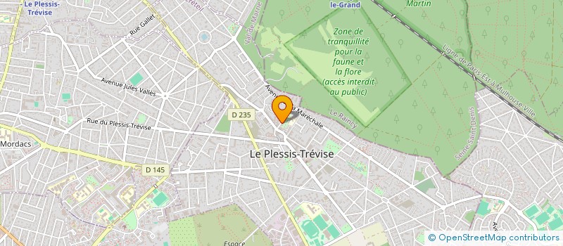 localisation de l'entreprise MADAME OUMAIMA BEN SLAMA  LE PLESSIS-TREVISE