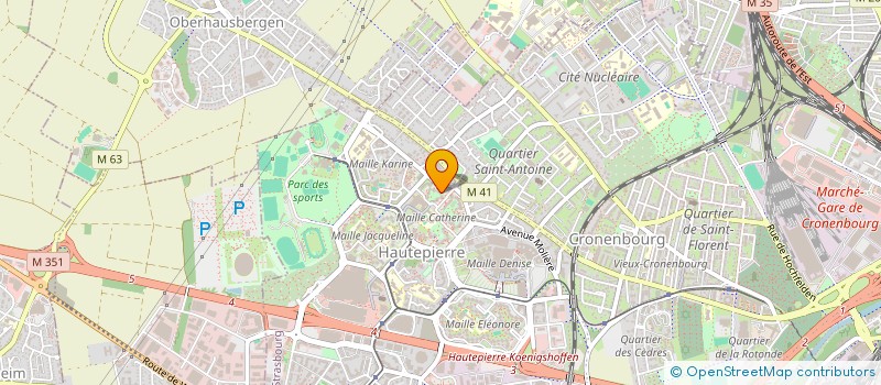 localisation de l'entreprise MADAME OUMAIMA FAQYR à STRASBOURG