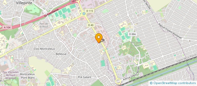 localisation de l'entreprise MADAME OUMAIMA MOUHOUB à VILLEPINTE