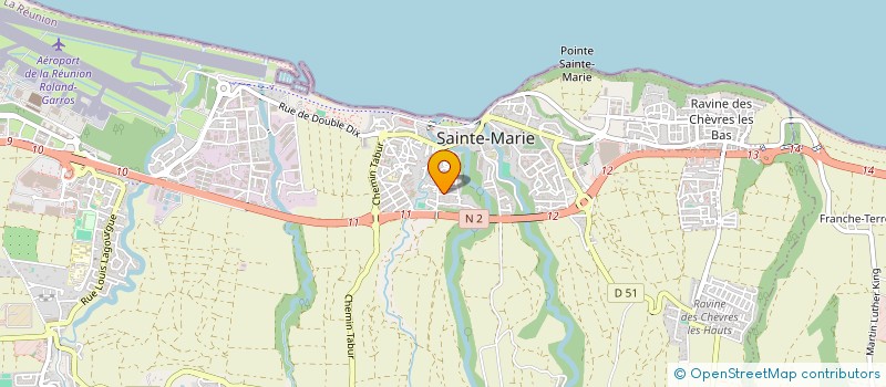 localisation de l'entreprise MADAME OUMANI OUSSENI COMBO à SAINTE-MARIE