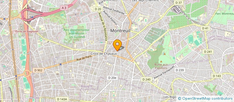 localisation de l'entreprise MADAME OUMAR SOUARE à MONTREUIL