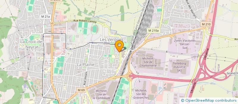 localisation de l'entreprise MADAME OUMAYLA FARI  CLERMONT-FERRAND