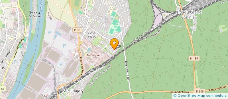 localisation de l'entreprise MADAME OUMAYMA BEN KHALED  ACHERES