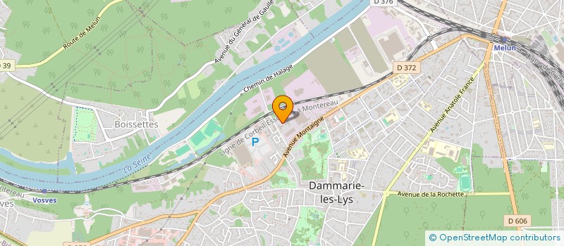 localisation de l'entreprise MADAME OUMAYMA BEN TAYEBI à DAMMARIE-LES-LYS