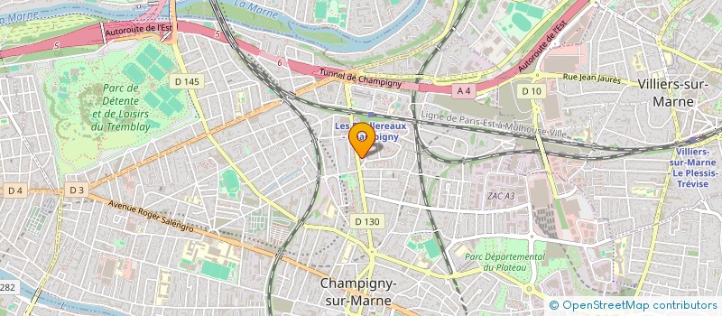 localisation de l'entreprise MADAME OUMAYMA BOUSSALEM  CHAMPIGNY-SUR-MARNE