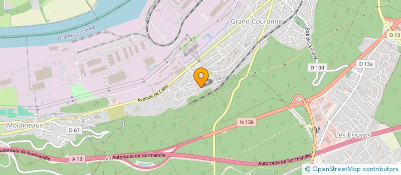 localisation de l'entreprise MADAME OUMAYMA ETTAHER  GRAND-COURONNE