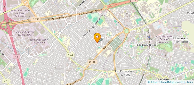 localisation de l'entreprise MADAME OUMEIMA EL OUARDI à AULNAY-SOUS-BOIS