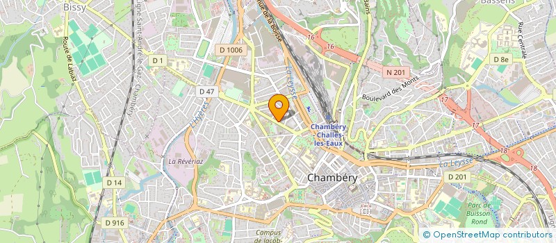 localisation de l'entreprise MADAME OUMEINA TRIFI à CHAMBERY