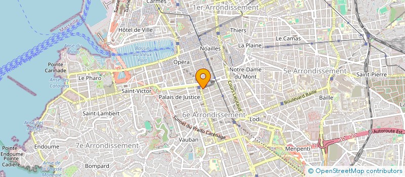 localisation de l'entreprise MADAME OUMEL ABERROU  MARSEILLE