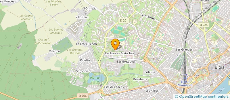 localisation de l'entreprise MADAME OUMENOUN RABAI  BLOIS