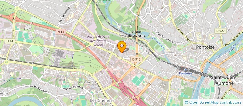 localisation de l'entreprise MADAME OUMEYMA AMARRAT à PONTOISE