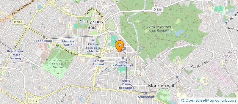 localisation de l'entreprise MADAME OUMEYMA BOUHOUT à CLICHY-SOUS-BOIS
