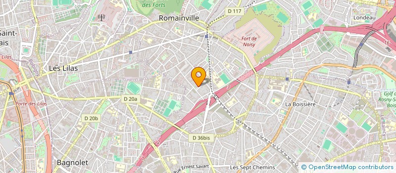 localisation de l'entreprise MADAME OUMI BONUEDI à ROMAINVILLE