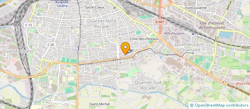 localisation de l'entreprise MADAME OUMILHER DAROUECHE  AVIGNON