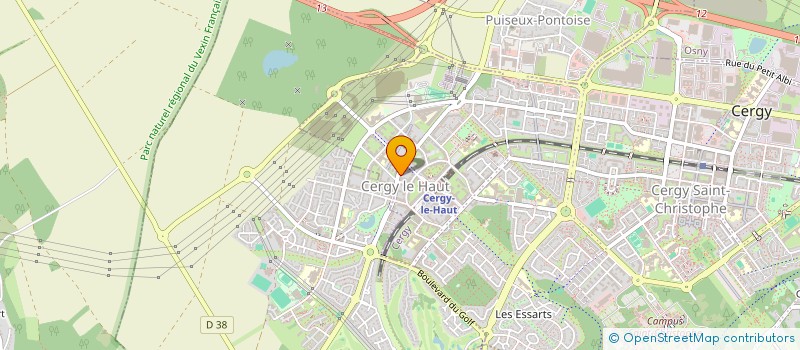 localisation de l'entreprise MADAME OUMKELTHOUM BENTAMEUR à CERGY