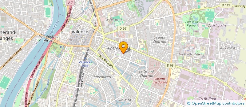localisation de l'entreprise MADAME OUMMI ALI NADJIM à VALENCE
