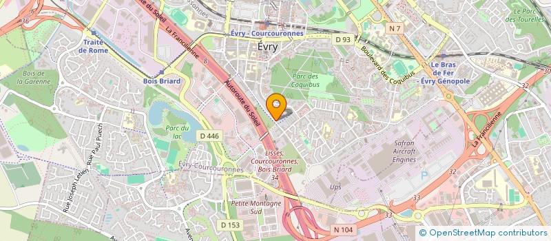 localisation de l'entreprise MADAME OUMOU BARRY  EVRY-COURCOURONNES