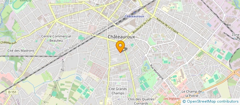 localisation de l'entreprise MADAME OUMOU BARRY  CHATEAUROUX