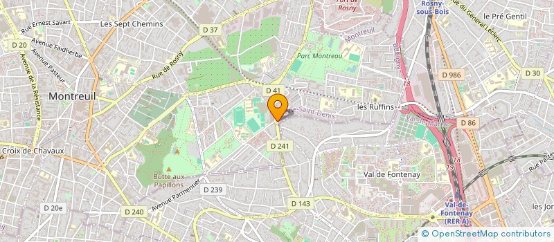 localisation de l'entreprise MADAME OUMOU BATHILY à MONTREUIL