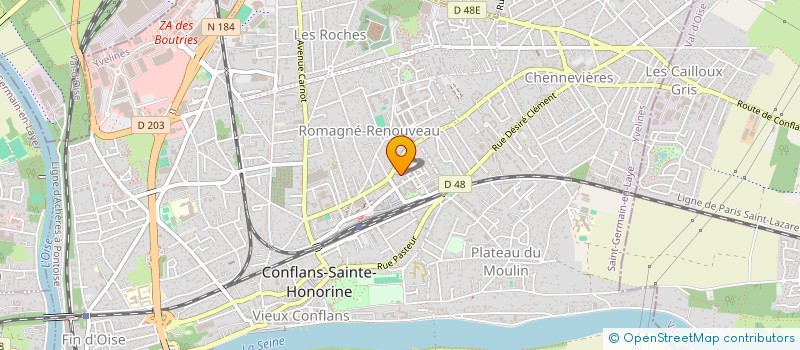 localisation de l'entreprise MADAME OUMOU COULIBALY à CONFLANS-SAINTE-HONORINE