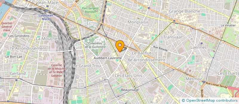 localisation de l'entreprise MADAME OUMOU DIALLO  LYON