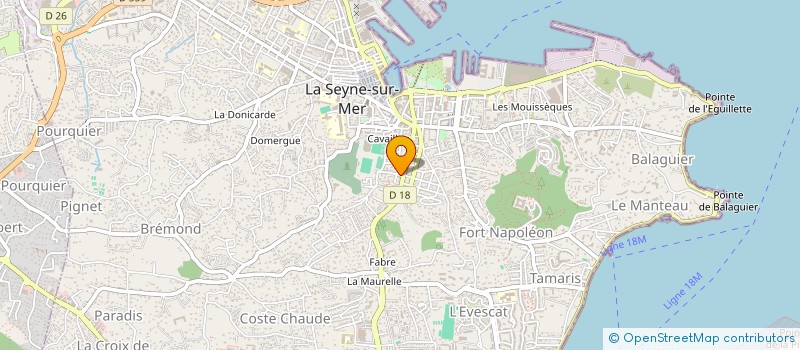 localisation de l'entreprise MADAME OUMOU KHAIRATY DIALLO à LA SEYNE-SUR-MER
