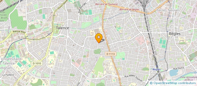 localisation de l'entreprise MADAME OUMOU OUEDRAOGO  TALENCE