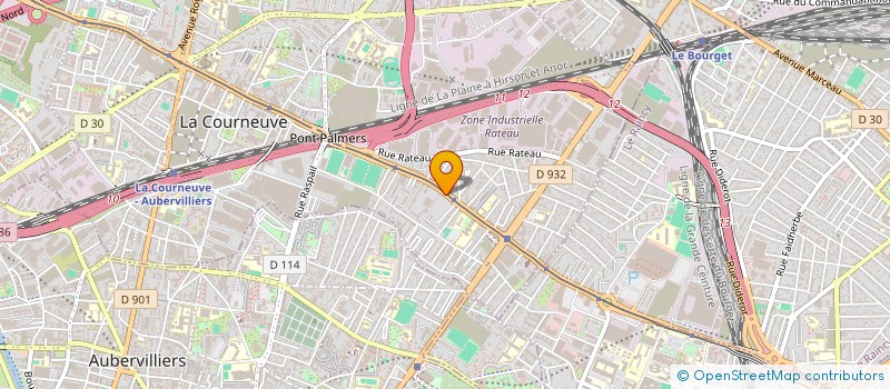 localisation de l'entreprise MADAME OUMOU SOUARE à LA COURNEUVE