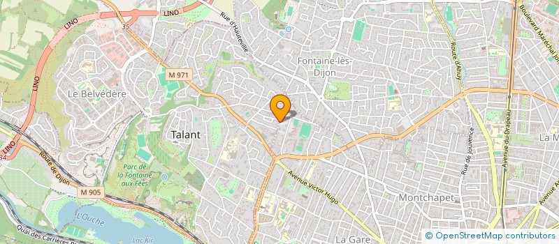 localisation de l'entreprise MADAME OUMOU SOW  DIJON