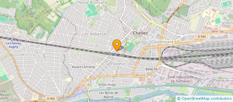 localisation de l'entreprise MADAME OUMOU TANDINA  CHELLES