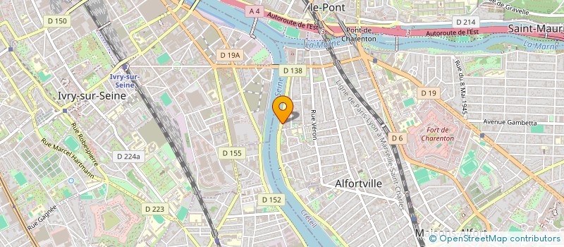 localisation de l'entreprise MADAME OUMOU TRAORE  ALFORTVILLE