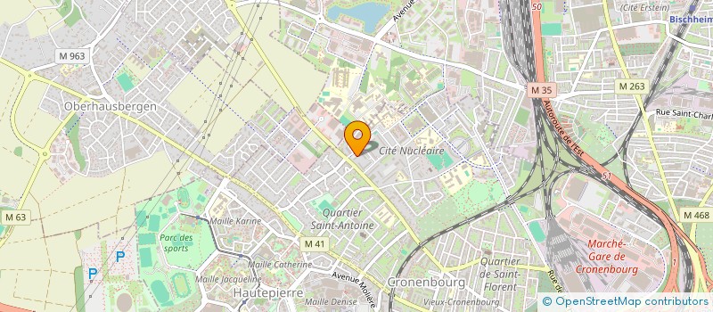 localisation de l'entreprise MADAME OUMOUKHAIRY CISS à STRASBOURG