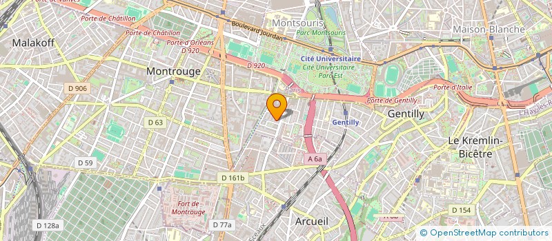 localisation de l'entreprise MADAME OUMOURATOU ANNA SOW  GENTILLY