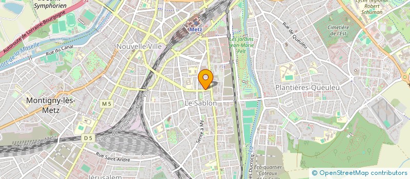 localisation de l'entreprise MADAME OUMRIA DJEDDID  METZ