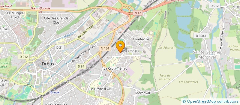 localisation de l'entreprise MADAME OUMY DIALLO à DREUX