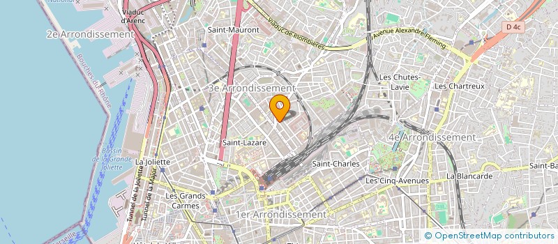 localisation de l'entreprise MADAME OUNISSA HAAAMICHE  MARSEILLE