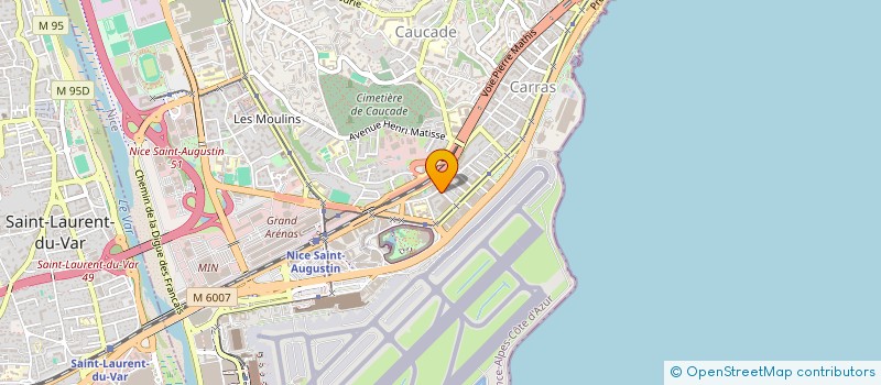 localisation de l'entreprise MADAME OUNS BEN HADJ KHALIFA à NICE