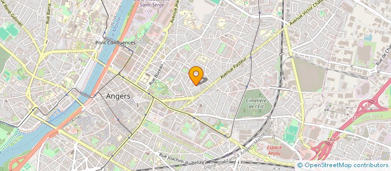 localisation de l'entreprise MADAME OUO JULIETTE BARRO à ANGERS
