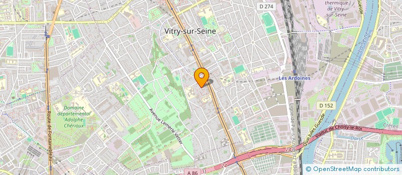 localisation de l'entreprise MADAME OURDIA MECERREM à VITRY-SUR-SEINE