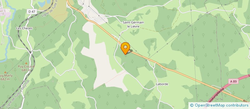 localisation de l'entreprise MADAME OURIDA BOUDINA  MEYMAC