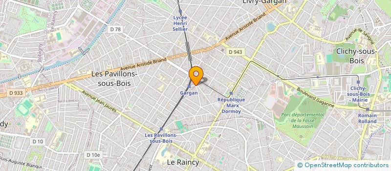 localisation de l'entreprise MADAME OURIDA HAMACHA  LES PAVILLONS-SOUS-BOIS