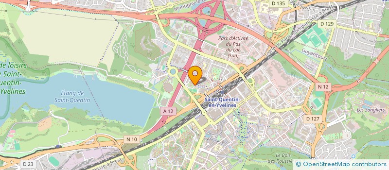 localisation de l'entreprise MADAME OURIDA MAKHLOUF  MONTIGNY-LE-BRETONNEUX