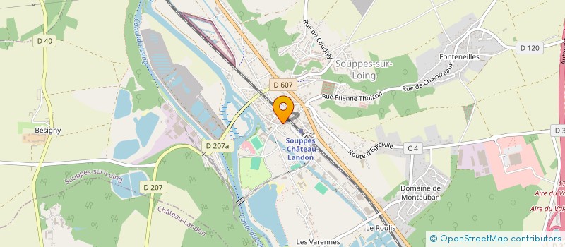 localisation de l'entreprise MADAME OURIDA TAYAT à SOUPPES-SUR-LOING