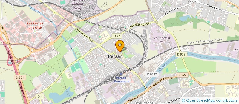 localisation de l'entreprise MADAME OURIDA ZEBICHE  PERSAN