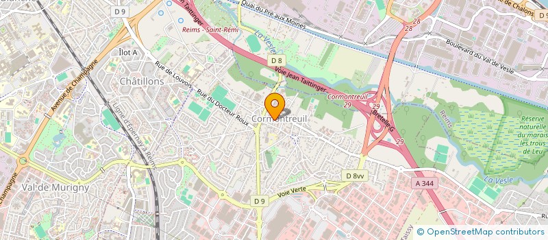 localisation de l'entreprise MADAME OUSMANA ALASSANI  CORMONTREUIL