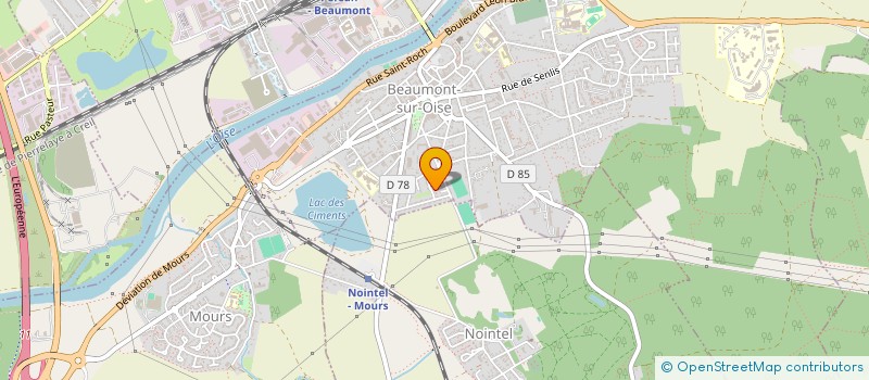 localisation de l'entreprise MADAME OUSMANE DIALLO  BEAUMONT-SUR-OISE