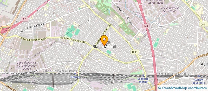 localisation de l'entreprise MADAME OUSSAMA BEN DHAOU à LE BLANC-MESNIL