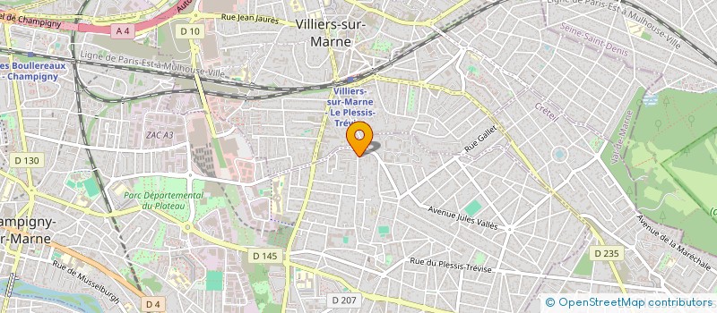 localisation de l'entreprise MADAME OUSSENA YALLO à CHAMPIGNY-SUR-MARNE