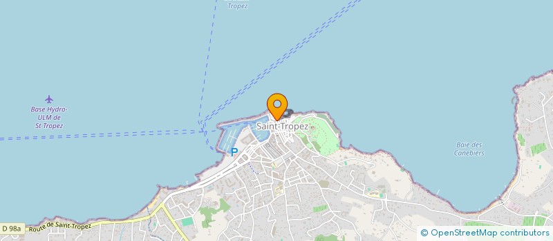 localisation de l'entreprise MADAME OUURANIA VOULGAROPOULOU à SAINT-TROPEZ